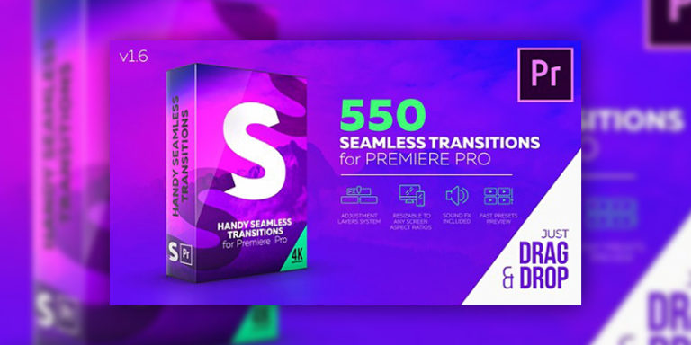 Handy transitions for premiere pro как установить