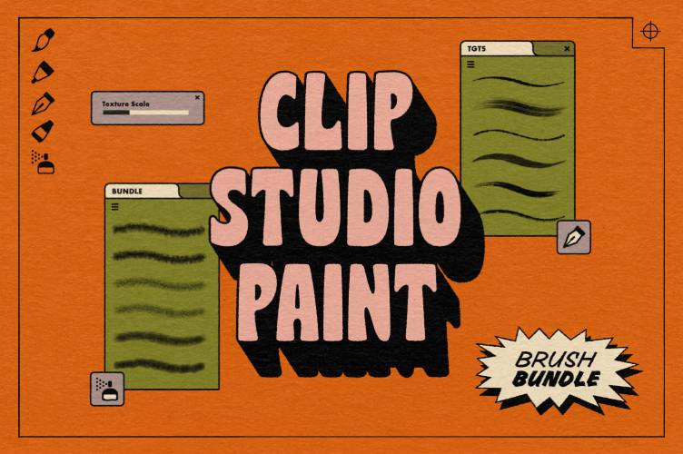 True Grit Texture Supply – Clip Studio Paint Brush Bundle Free Download